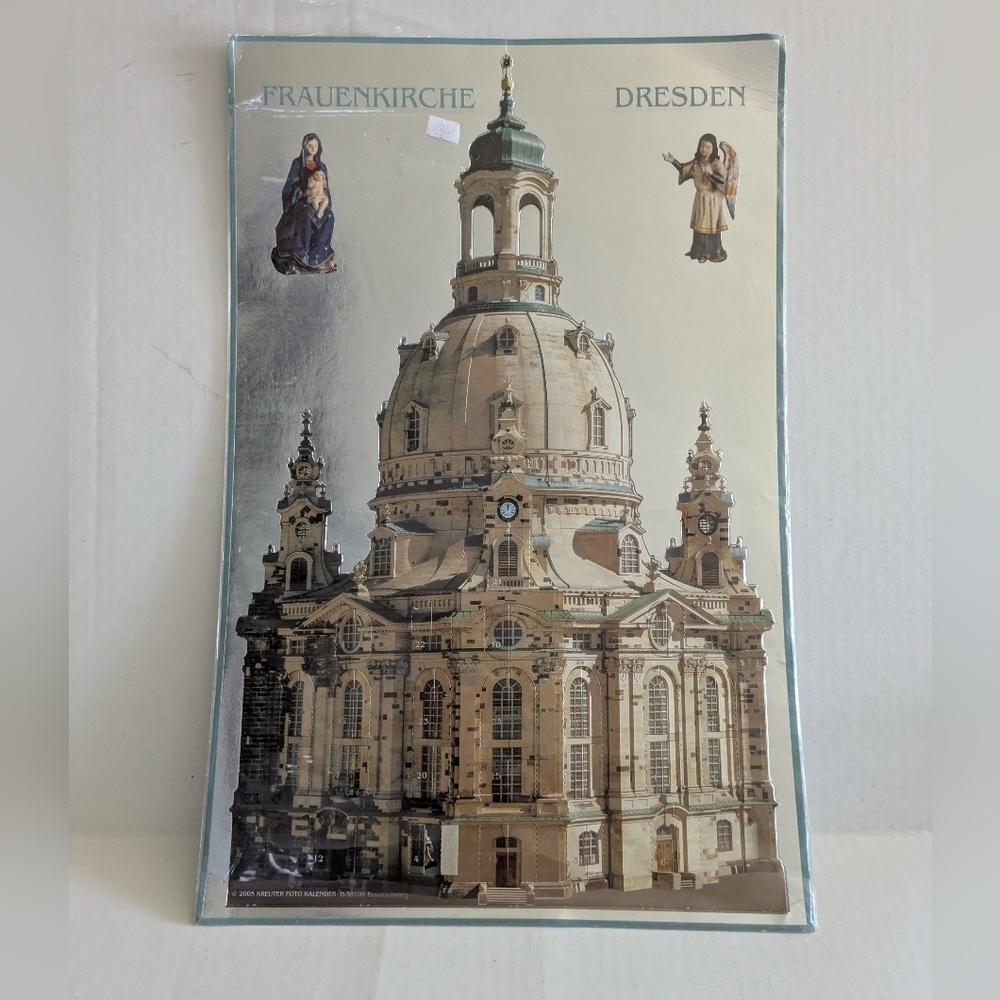 Frauenkirche Dresden Germany Advent Calendar.